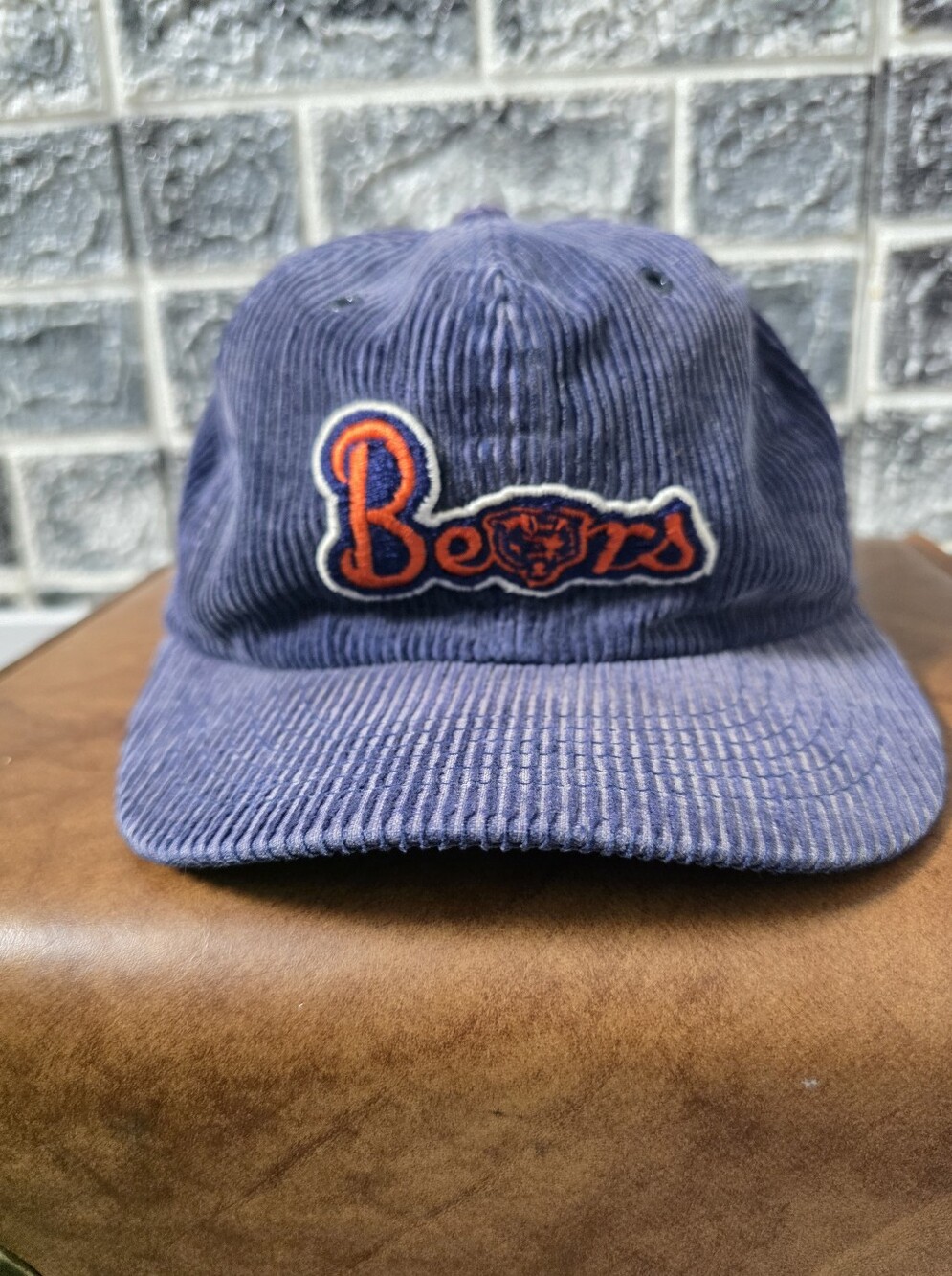 Very Rare Vintage NFL Men's Chicago Bears Navy/ Orange Cap One Size